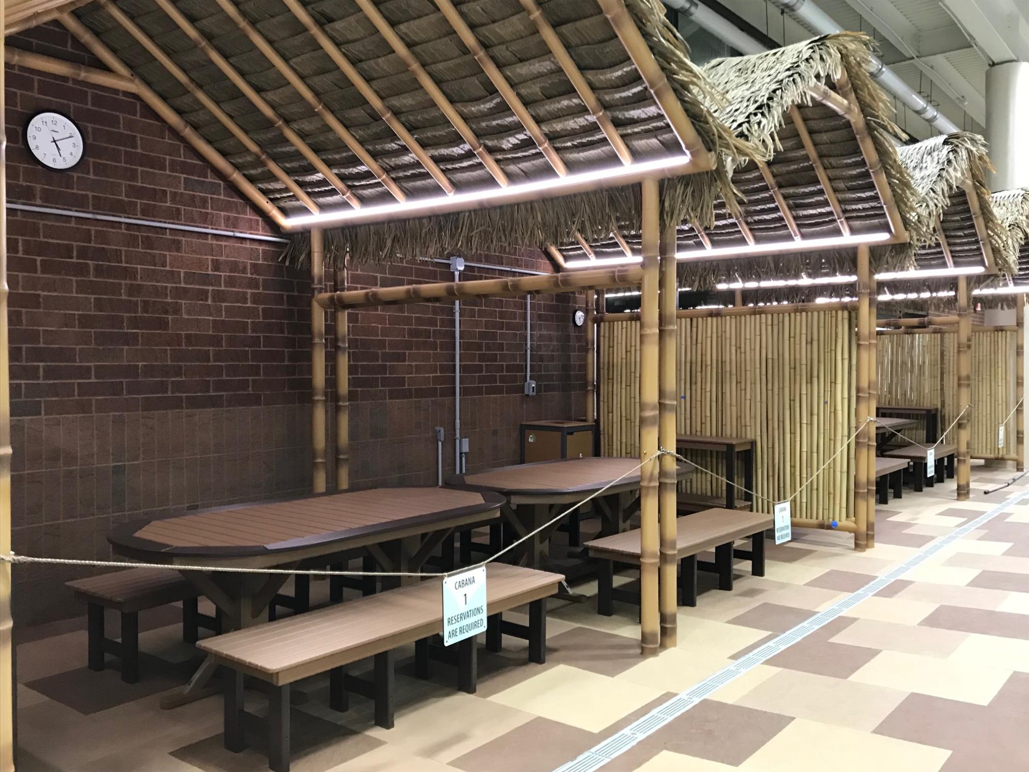 poolside cabana in Bamboo Bay